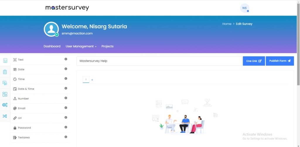 Mastersurvey.ai - Help - Front Page